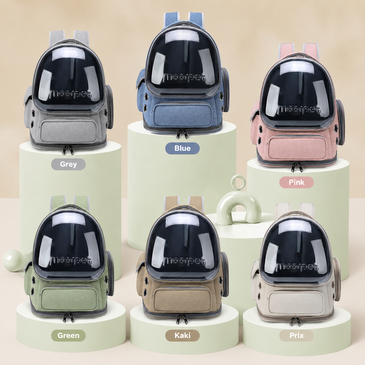 Sac de transport capsule pour chat – Hublot transparent – Respirant